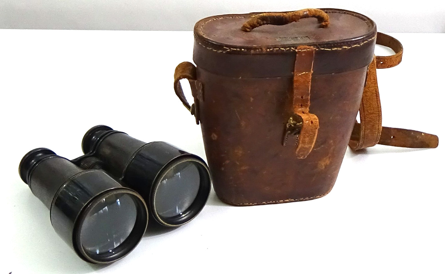 Antique 1900's J.H. Steward "The Duke" Binoculars Field Glasses #834