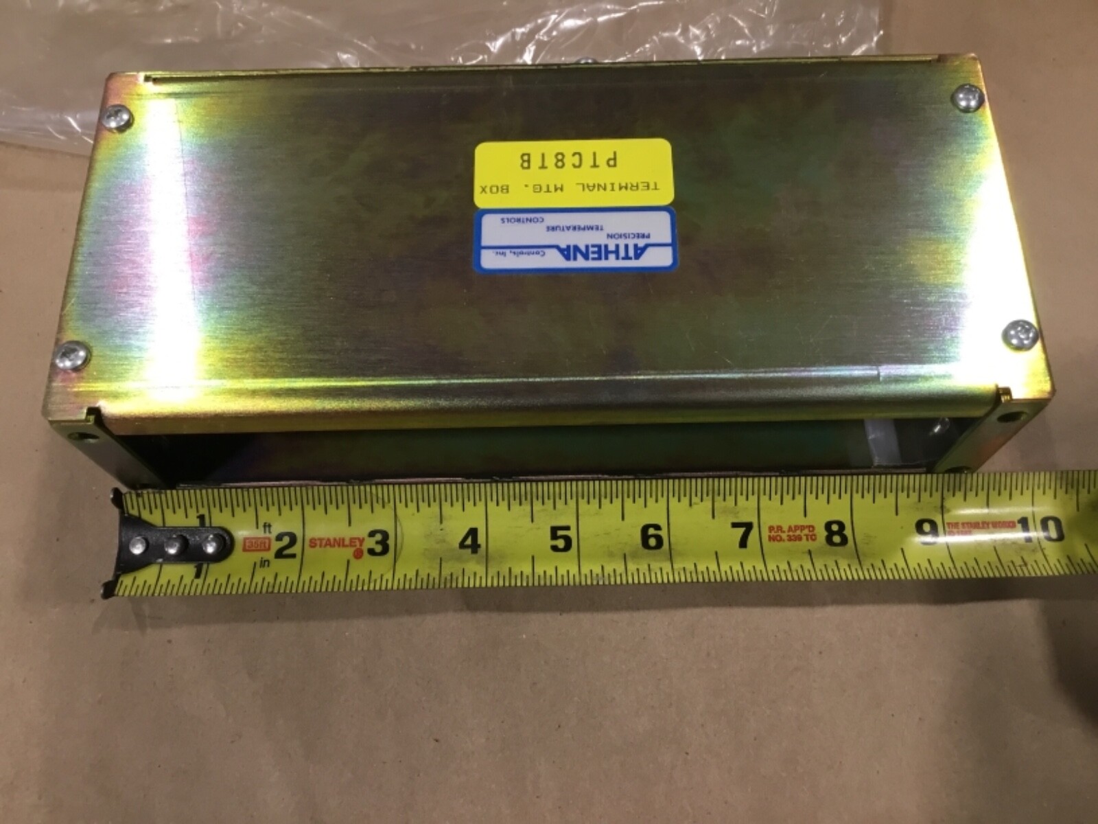 Athena Temperature Controls PTC8TB Terminal Mounting Box #15F90