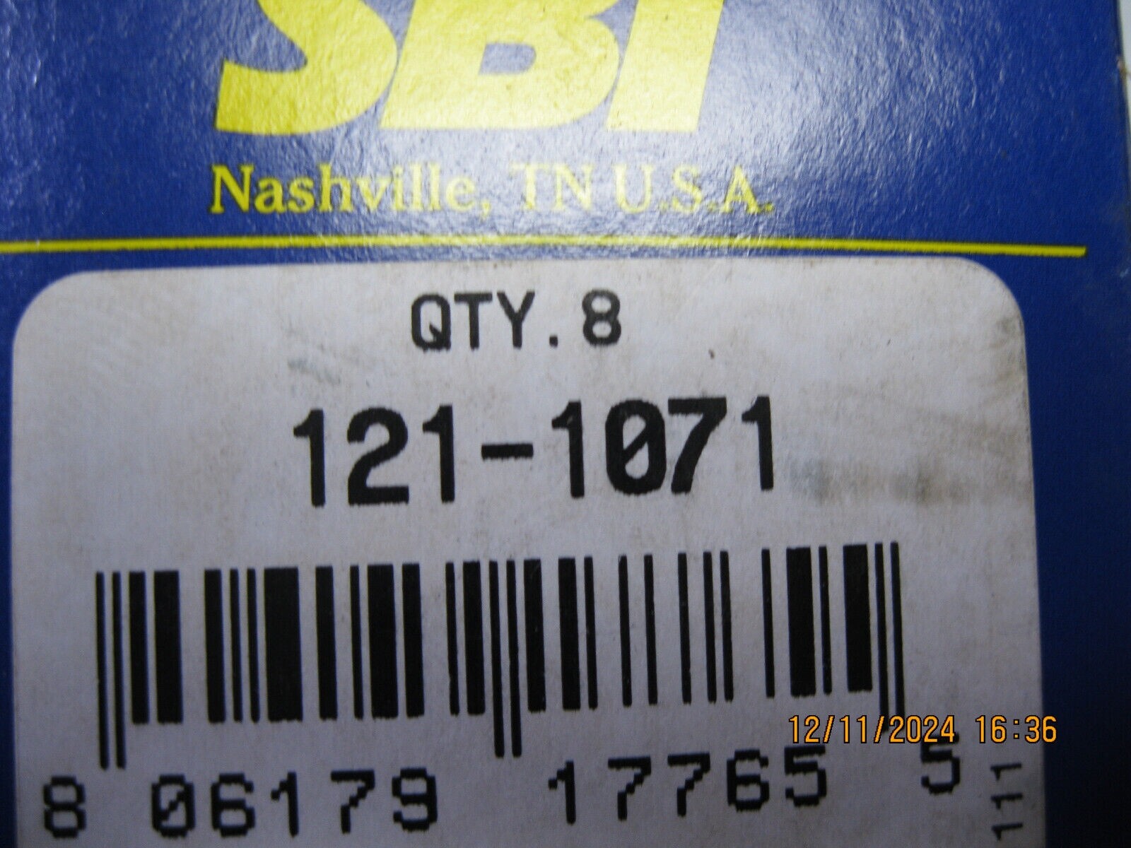8 SBI 121-1071 Valve Keepers (8 pack)