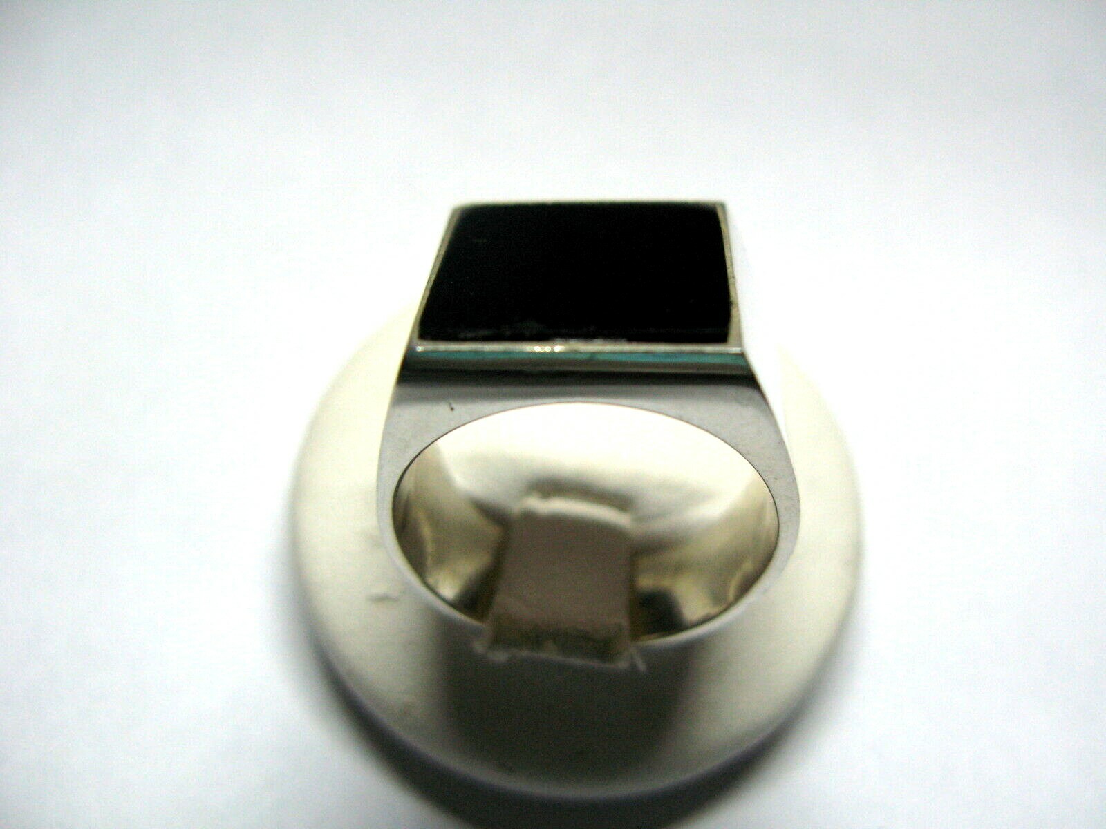 925 Silver Square Onyx Men's Ring Craftsmanship
