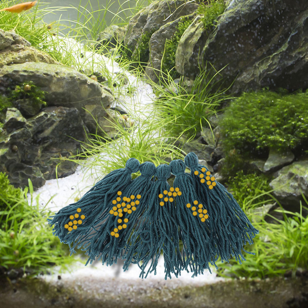 10Pcs Fish Spawning Mop Aquarium Floating Woolen Yarn Breeder