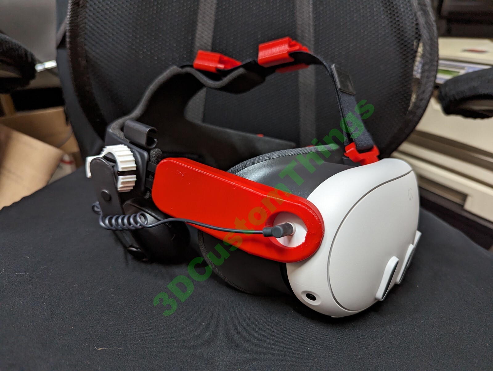 for Meta Quest 3 - Franken Quest 3 Deluxe Audio Strap Adapter