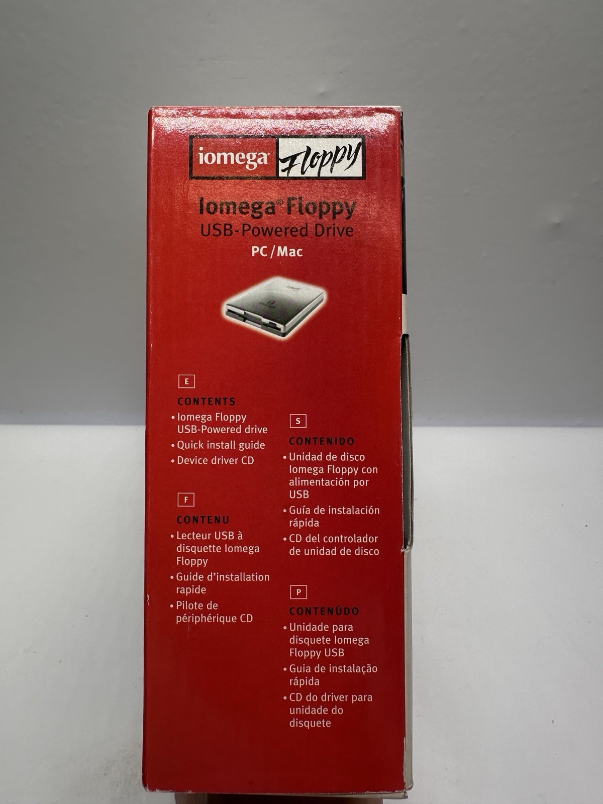 Iomega Floppy USB Powered Drive Open Box PC Mac External 3.5 Drive