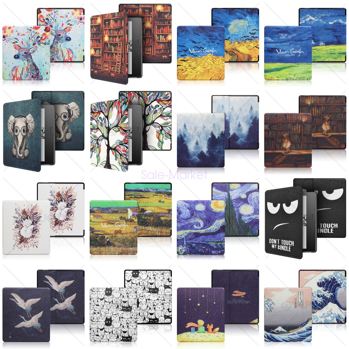 For Kindle Oasis 2/3 9th/10th Gen Case Shockproof Leather Smart Cover Protector