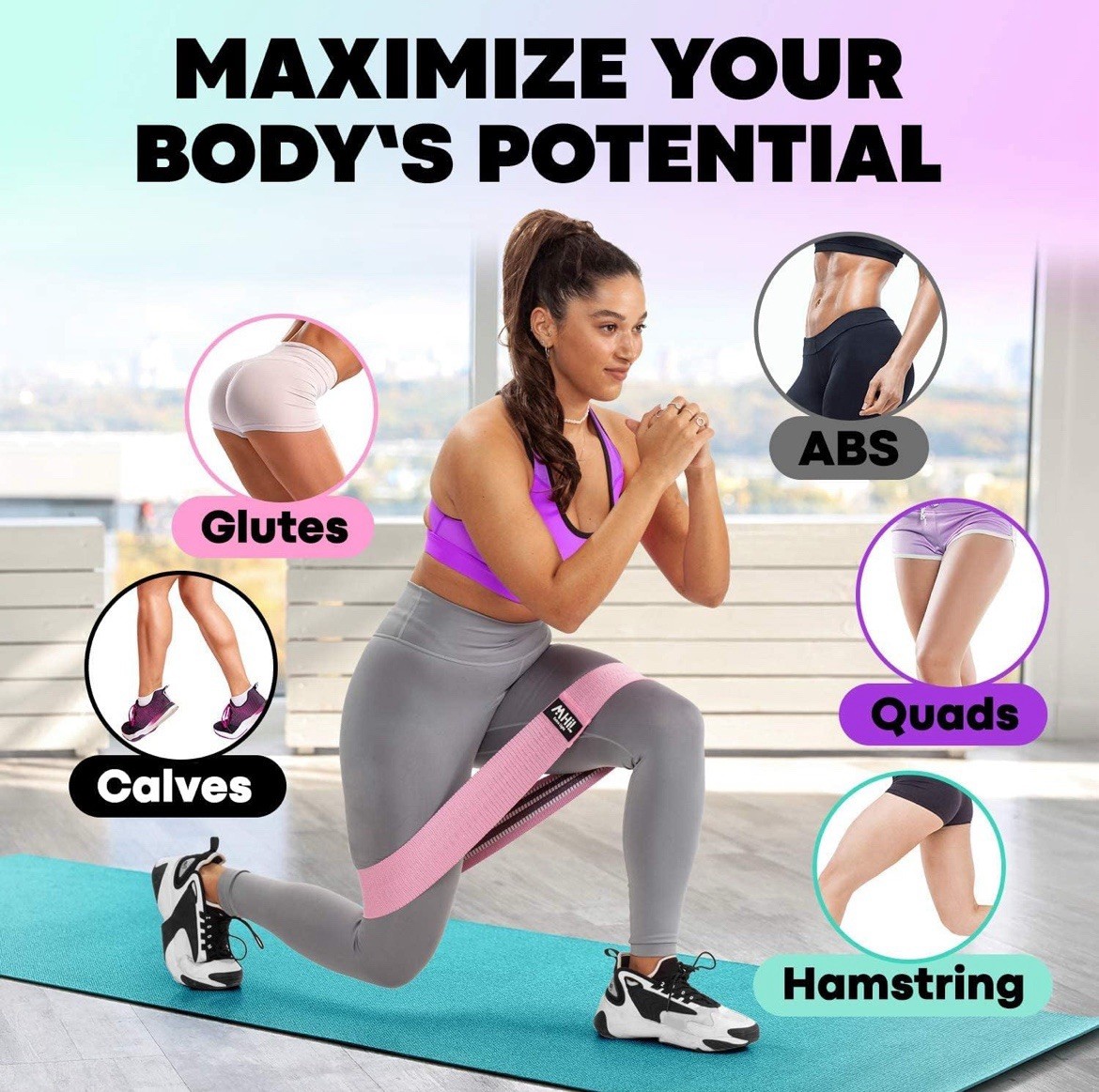 Fabric Resistance Bands Set