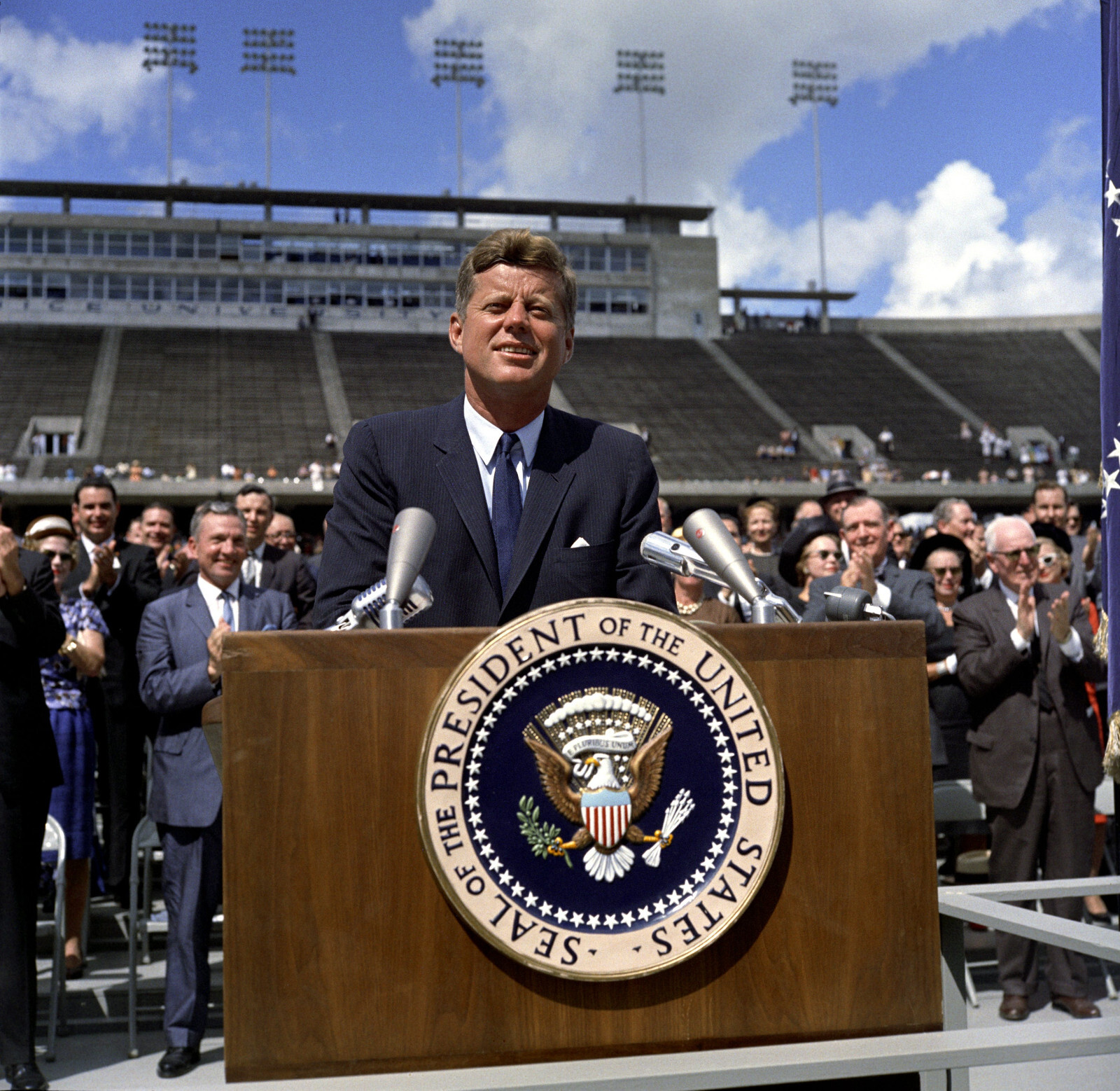 President John F. Kennedy - We choose to go to the Moon 8x10 Photo On 8.5" x 11"