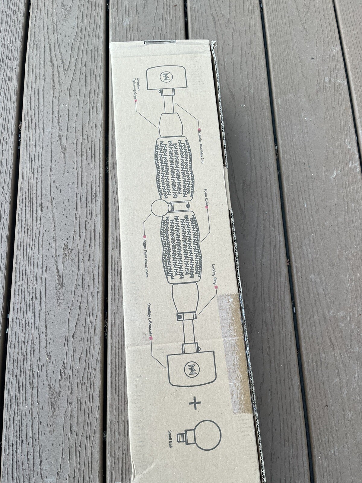 Mobility Wall- Stand Up Door Mounted Smooth Foam Roller for Soft Tissue Massage