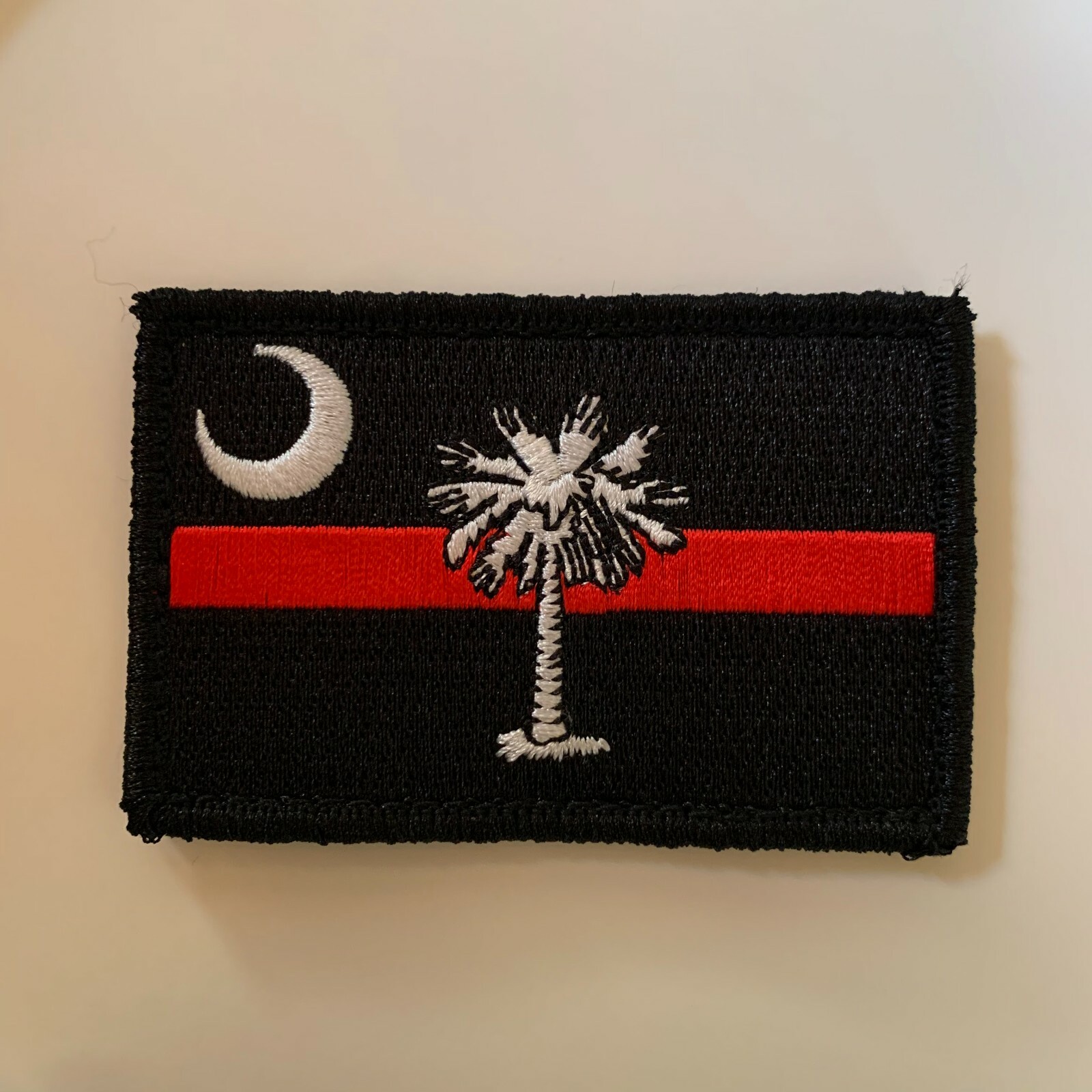 Subdued Thin Red Line SOUTH CAROLINA State Flag Patch