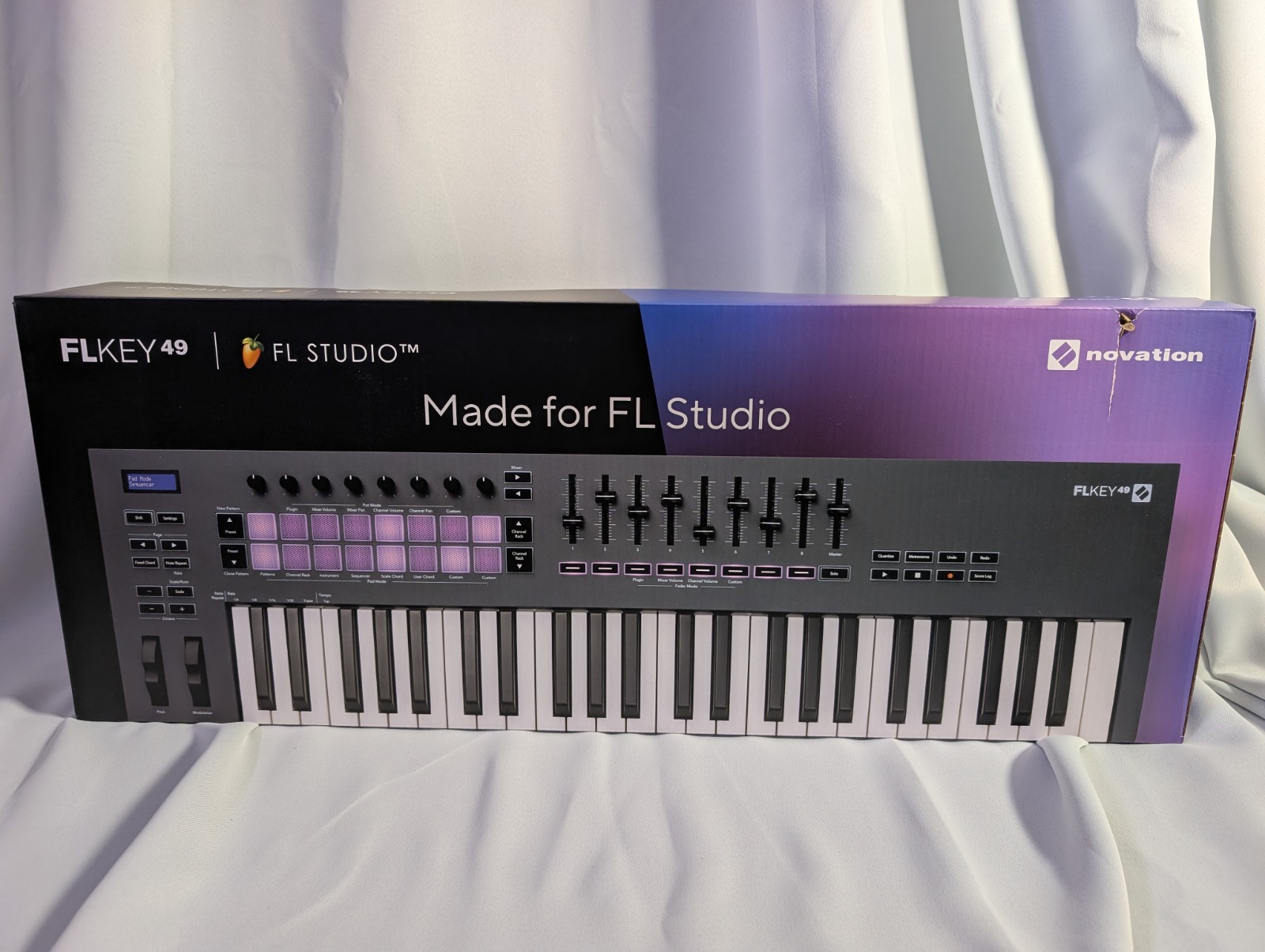 Novation FLkey 49 Key MIDI Music Production Keyboard Controller for FL Studio