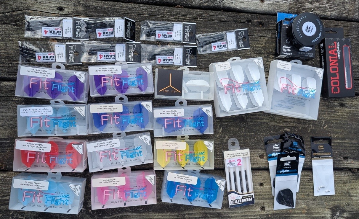 Large wholesale/bulk lot of dart supplies