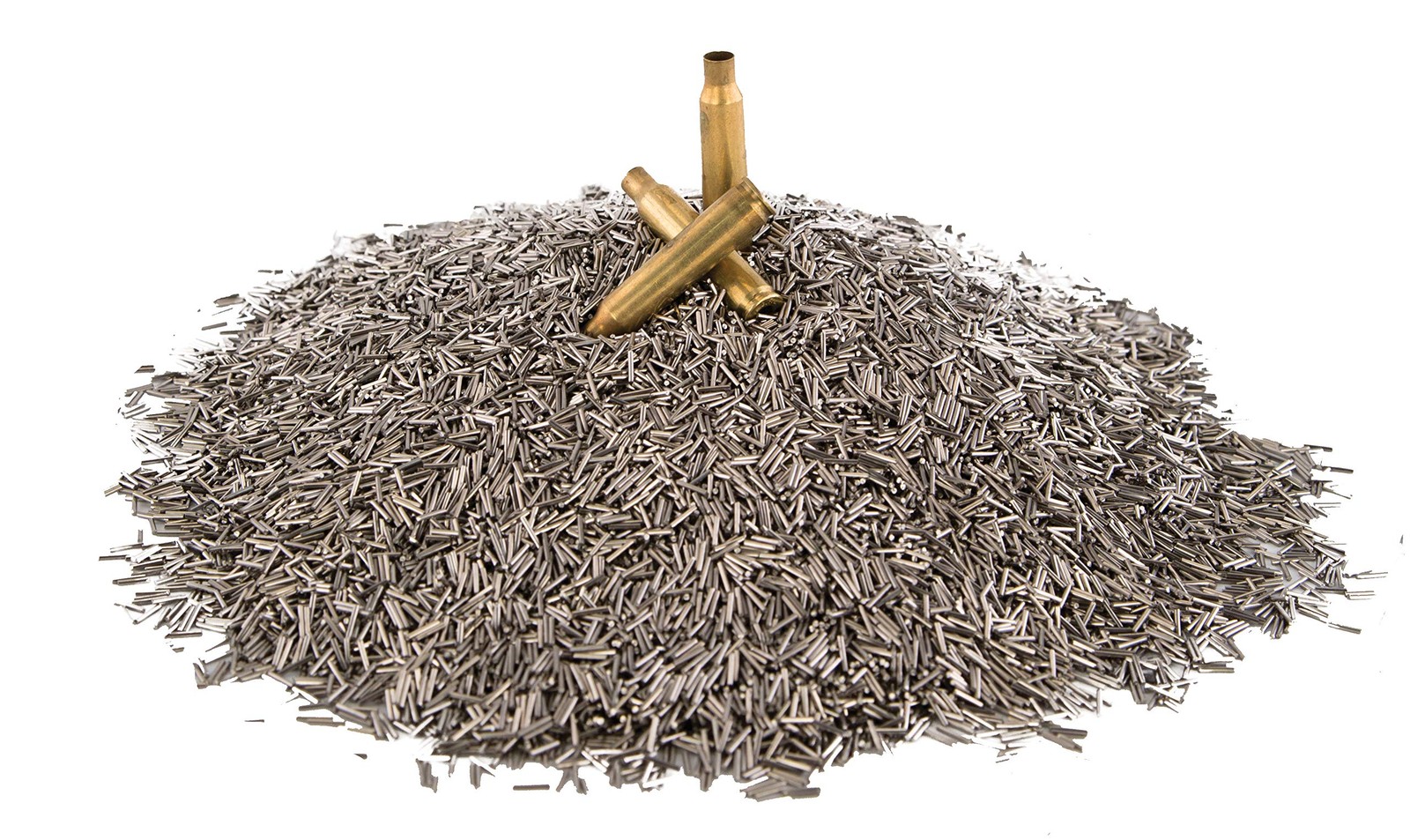Frankford Arsenal 2 lb Stainless Steel Tumbling Media Pins One Size, silver
