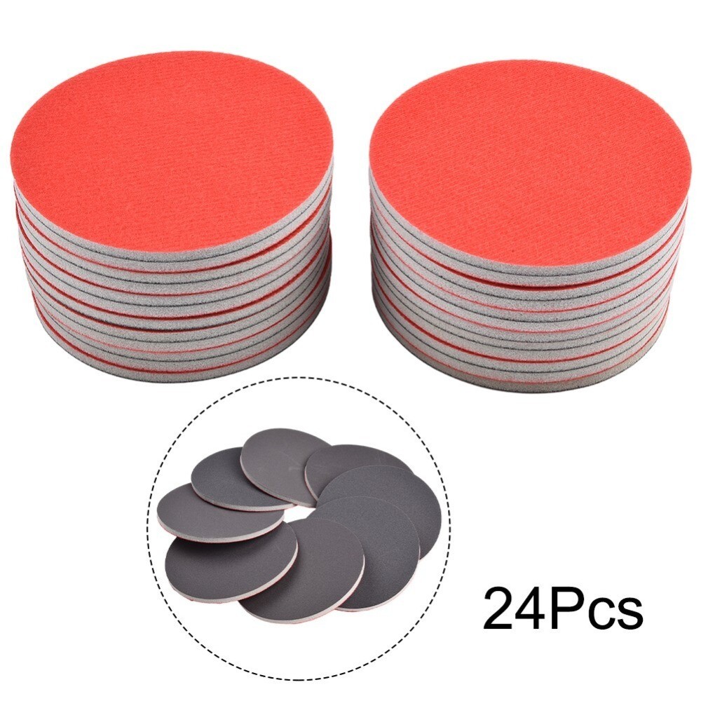 24pcs Bowling Sanding Pads Resurfacing Polishing Kit Bowling Ball Cleaner-Kit
