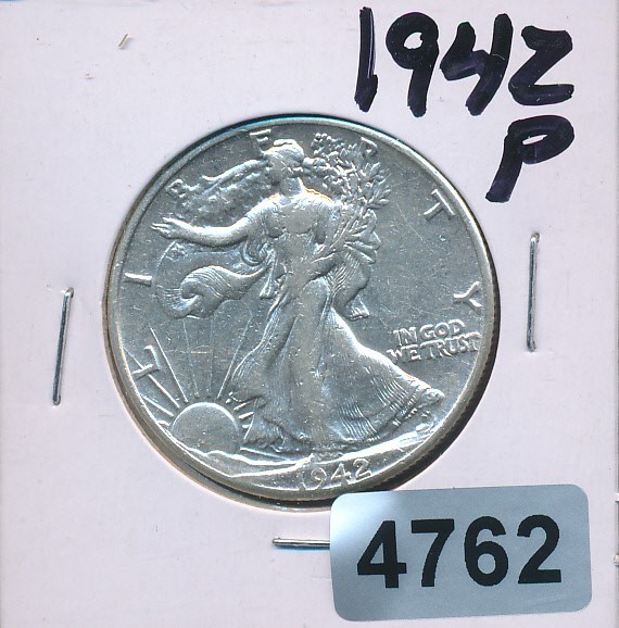 LIBERTY HALF 1942-P - #4762