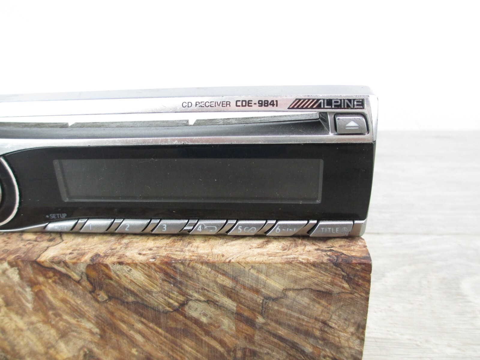 Alpine cde 9841 faceplate only OEM Tested