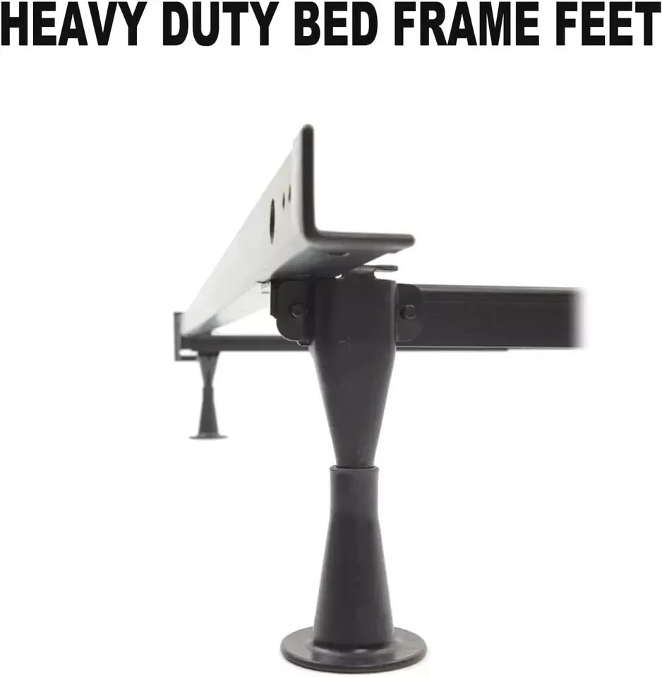 6PCS Reinforced Bed Frame Feet That Replace Wheels. Prevent Sliding. Sturdy