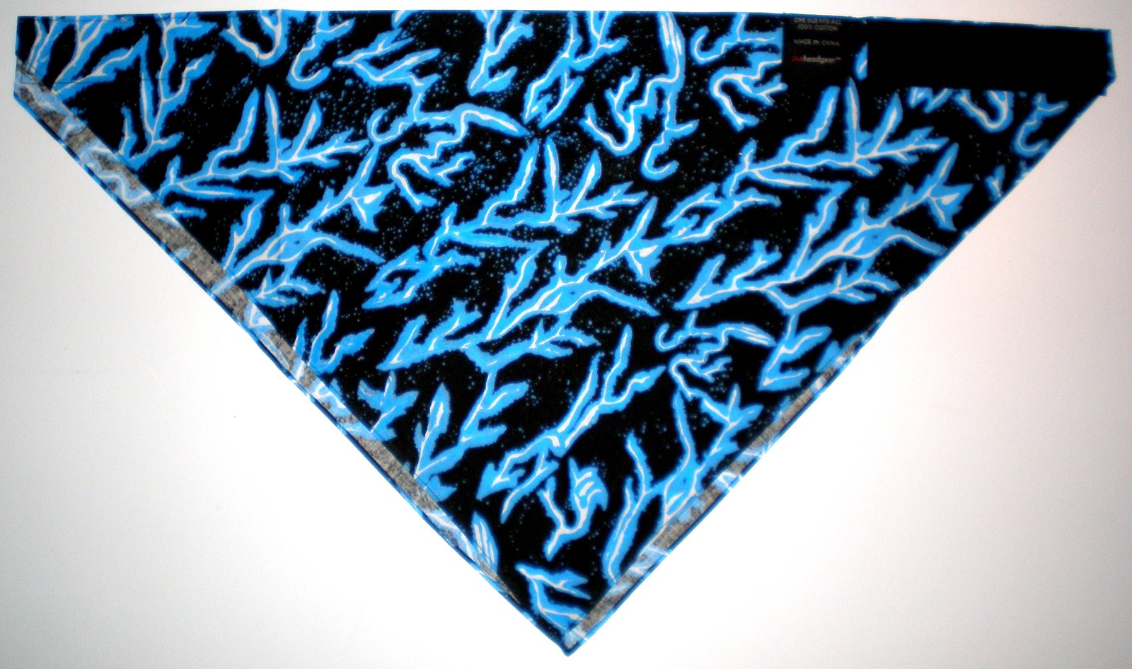 ADULT SKULL HALF FACE MASK ADJUSTABLE CLOSE COTTON BANDANNA BIKER GHOST BLUE