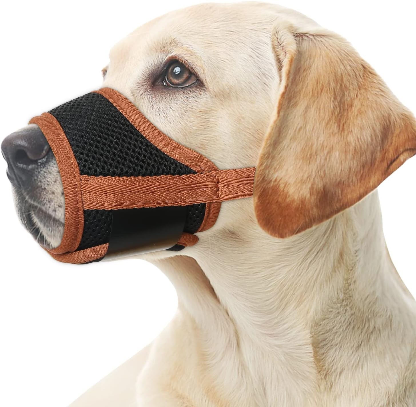 Dog Muzzle Nylon Breathable Adjustable Small Medium Large Anti Biting Barking