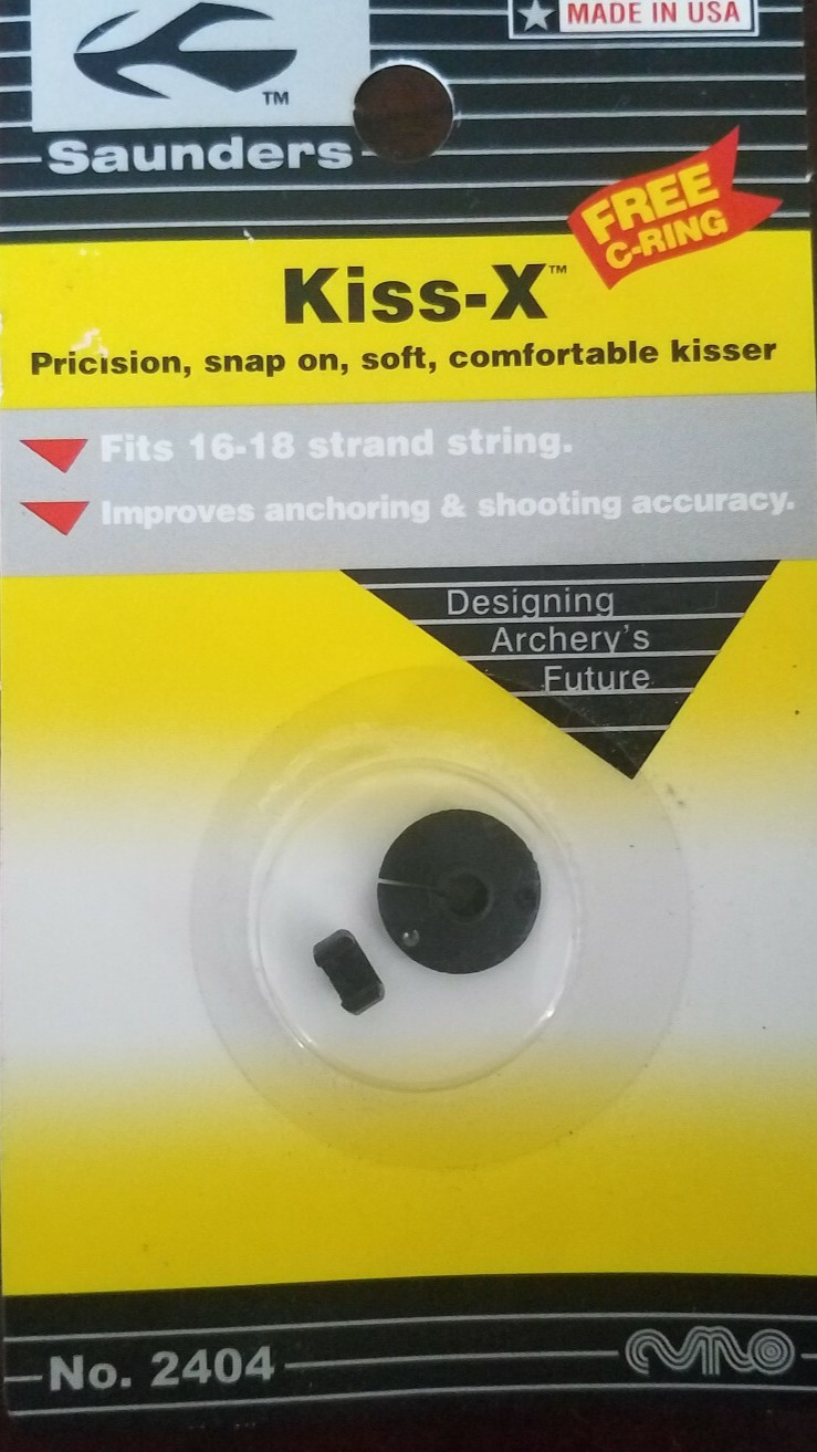 Saunders - Kisser Archery/Hunting Button - Kiss X - 1/2"-2404-Brand New-SHIPS N