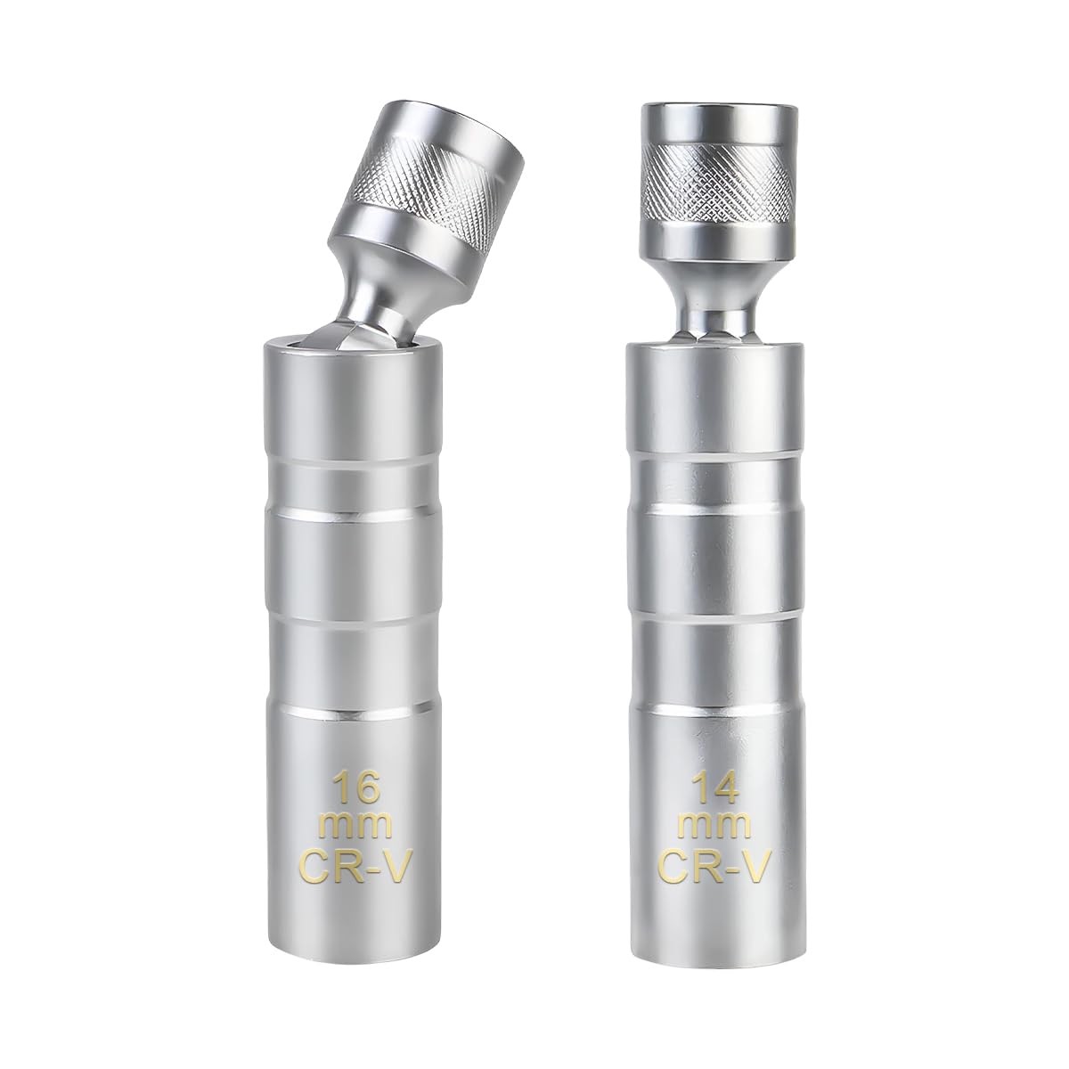 NYTKL 2PCS 14mm & 16mm Magnetic Swivel Spark Plug Socket, 360 Degree Swivel...