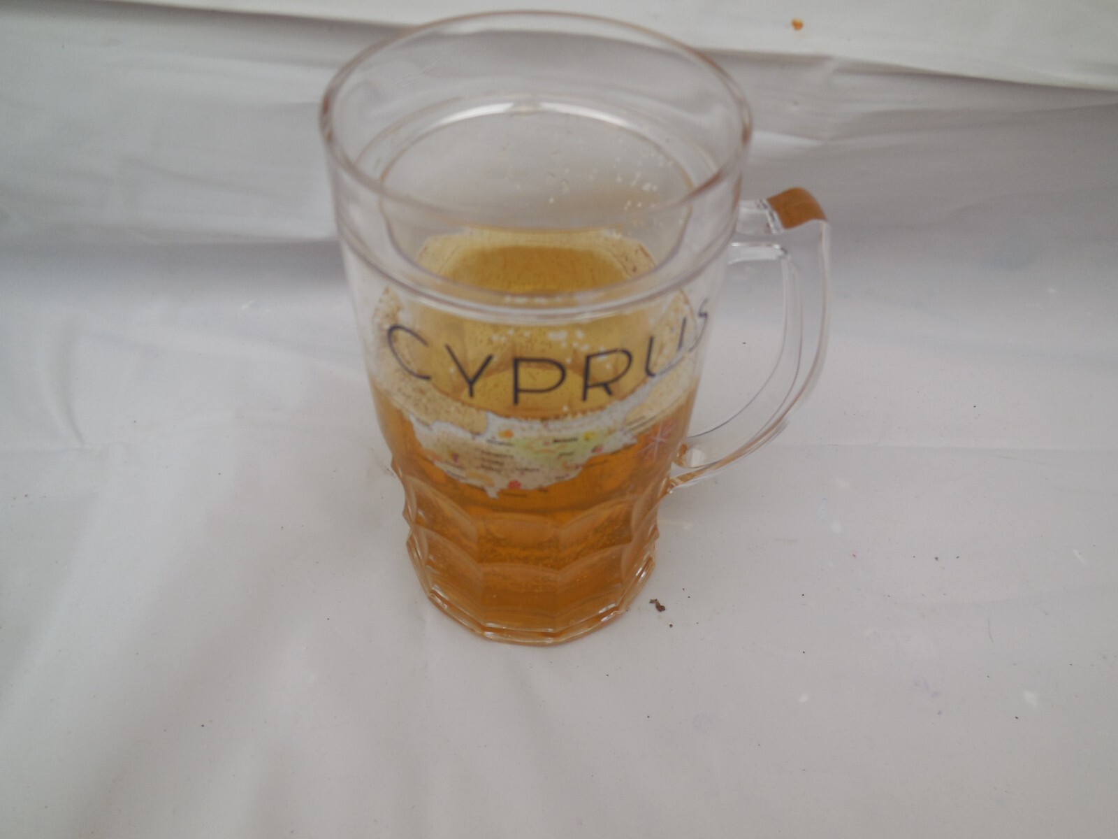 CYPRUS ICE TANKER PLASTIC MUG USED