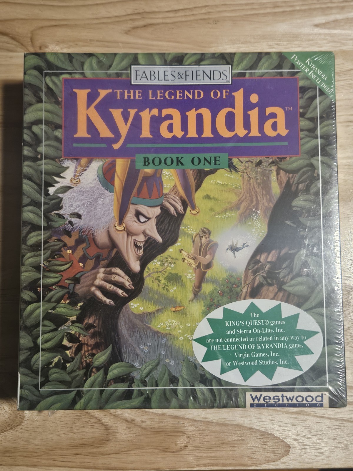 The Legend of Kyrandia Fables & Fiends Westwood Studios Sealed Vintage IBM PC