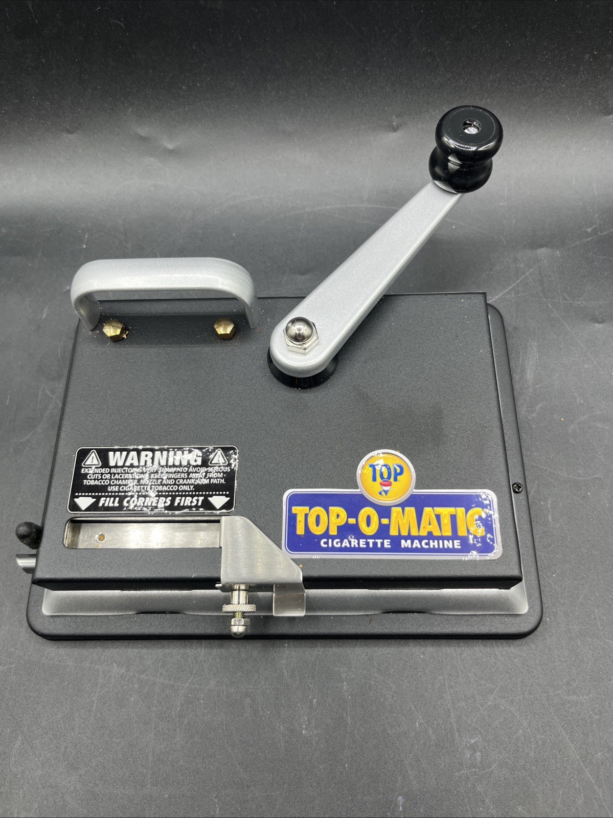 TOP-O-MATIC CIGARETTE ROLLING MACHINE