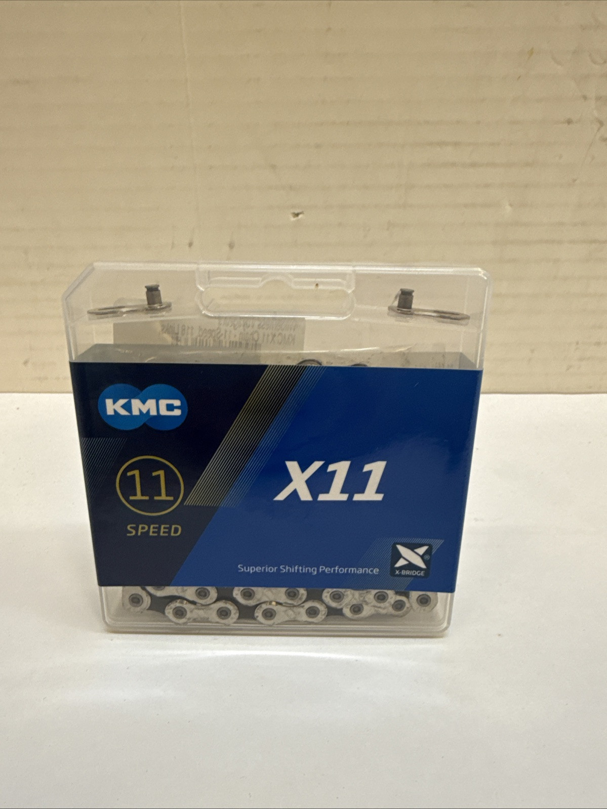 KMC X11 11-Speed Bike Chain Silver/Grey w/ Reusable Link 116 Links