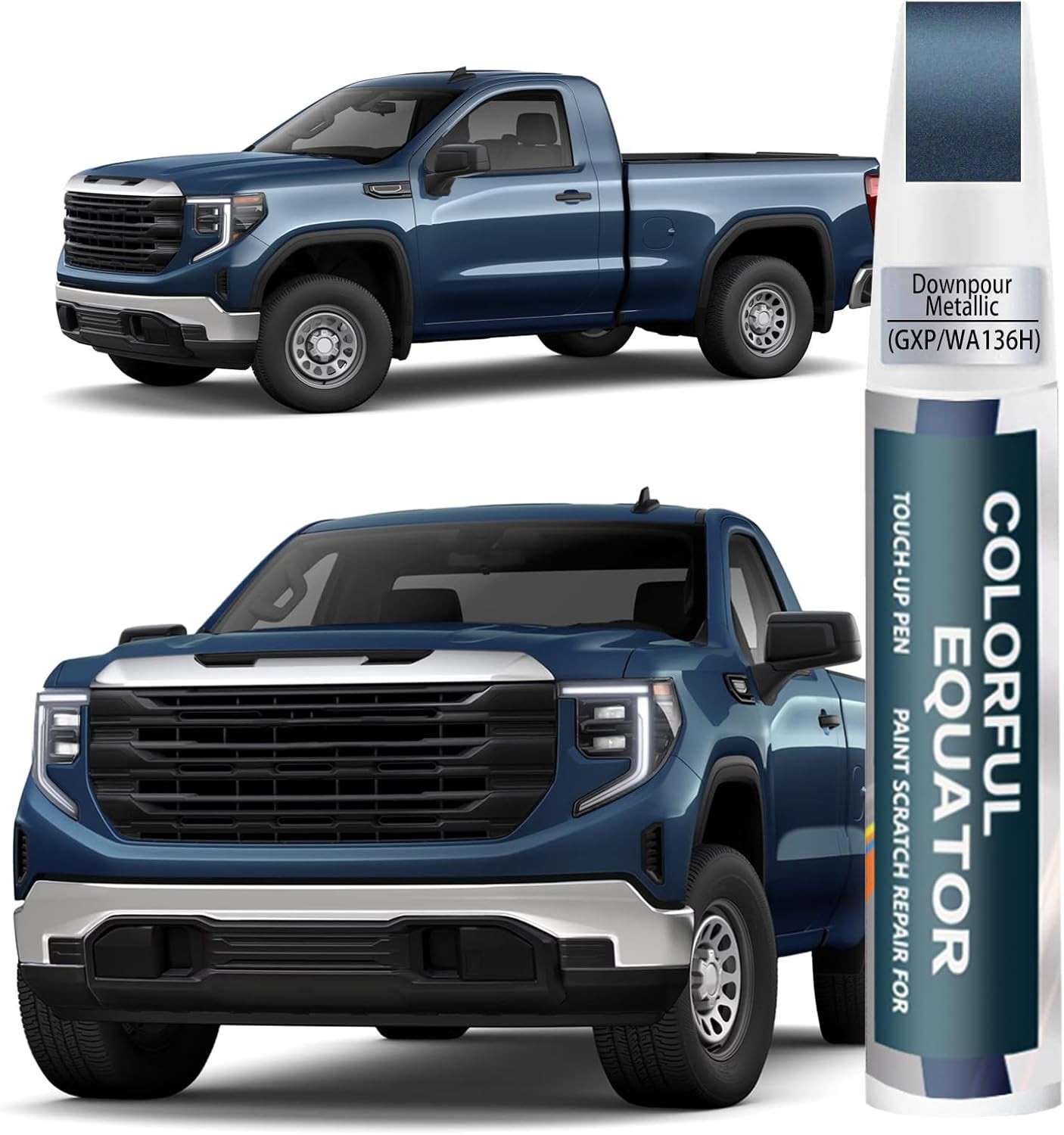 Touch Up Paint Kit for GMC Downpour Metallic GXP/WA136H Car Scratch Remover Kit