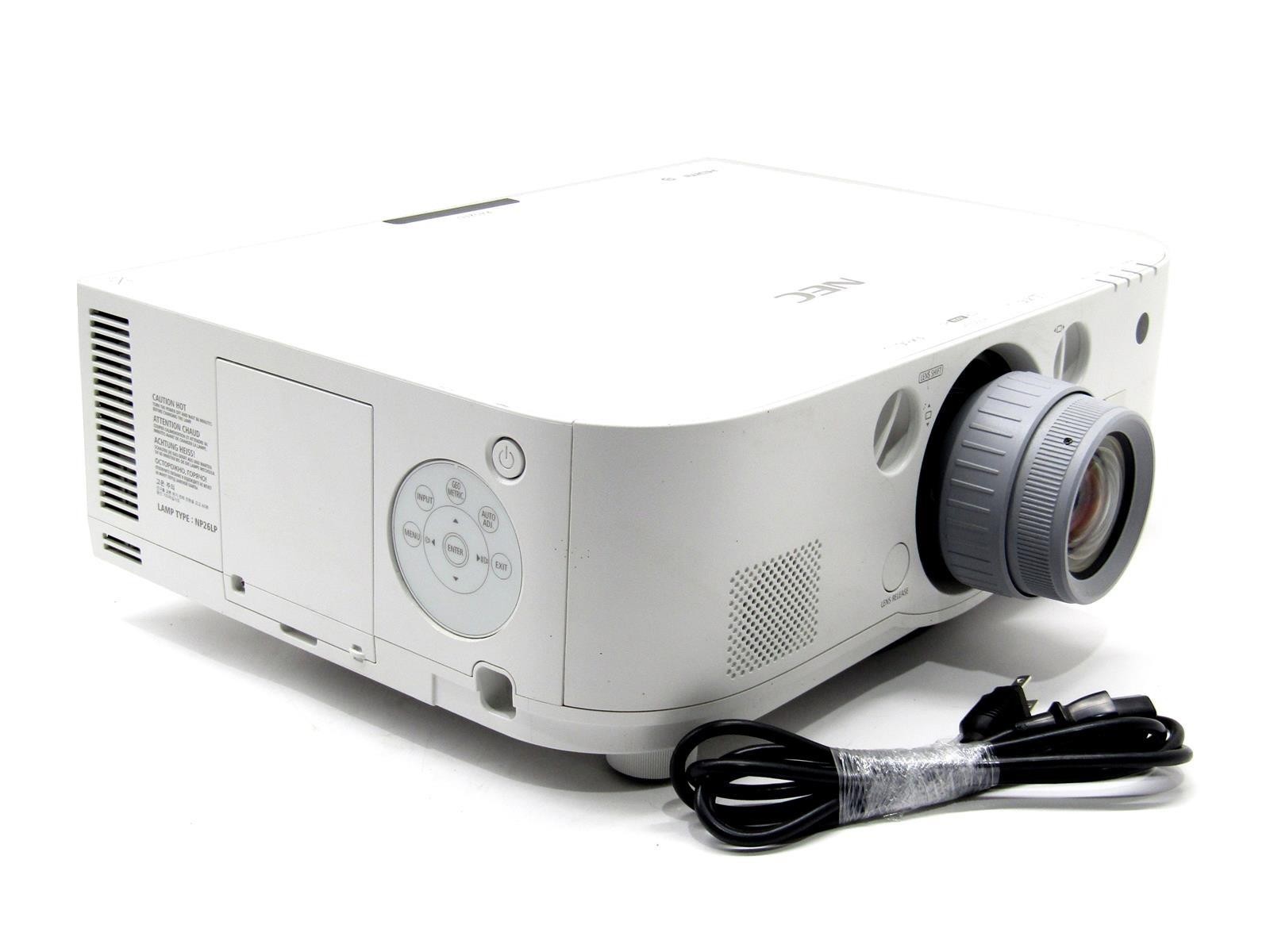 NEC NP-PA521U 1920x1200 Projector | 5200 Lumens | 2,201-2,400 Lamp Hours