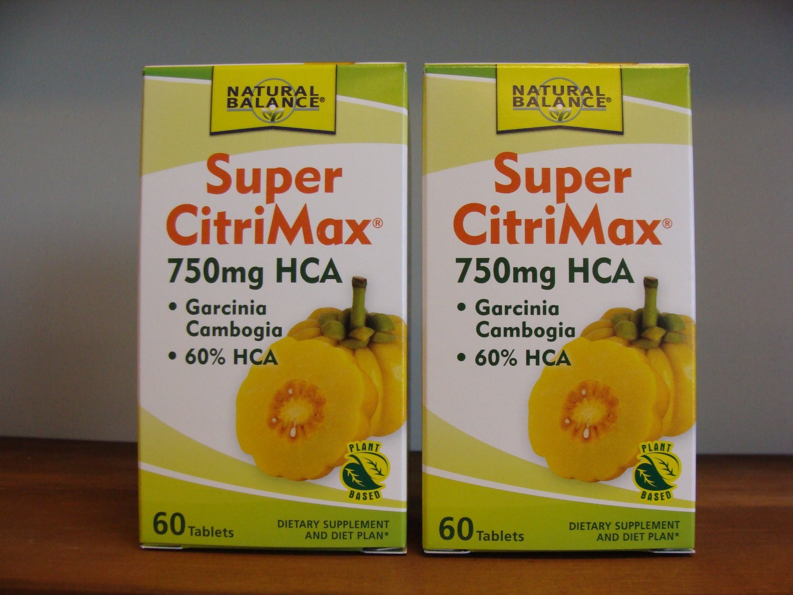 Garcinia Cambogia Natural Balance Super CitriMax 60 Tablets 60% HCA Lot of (2)