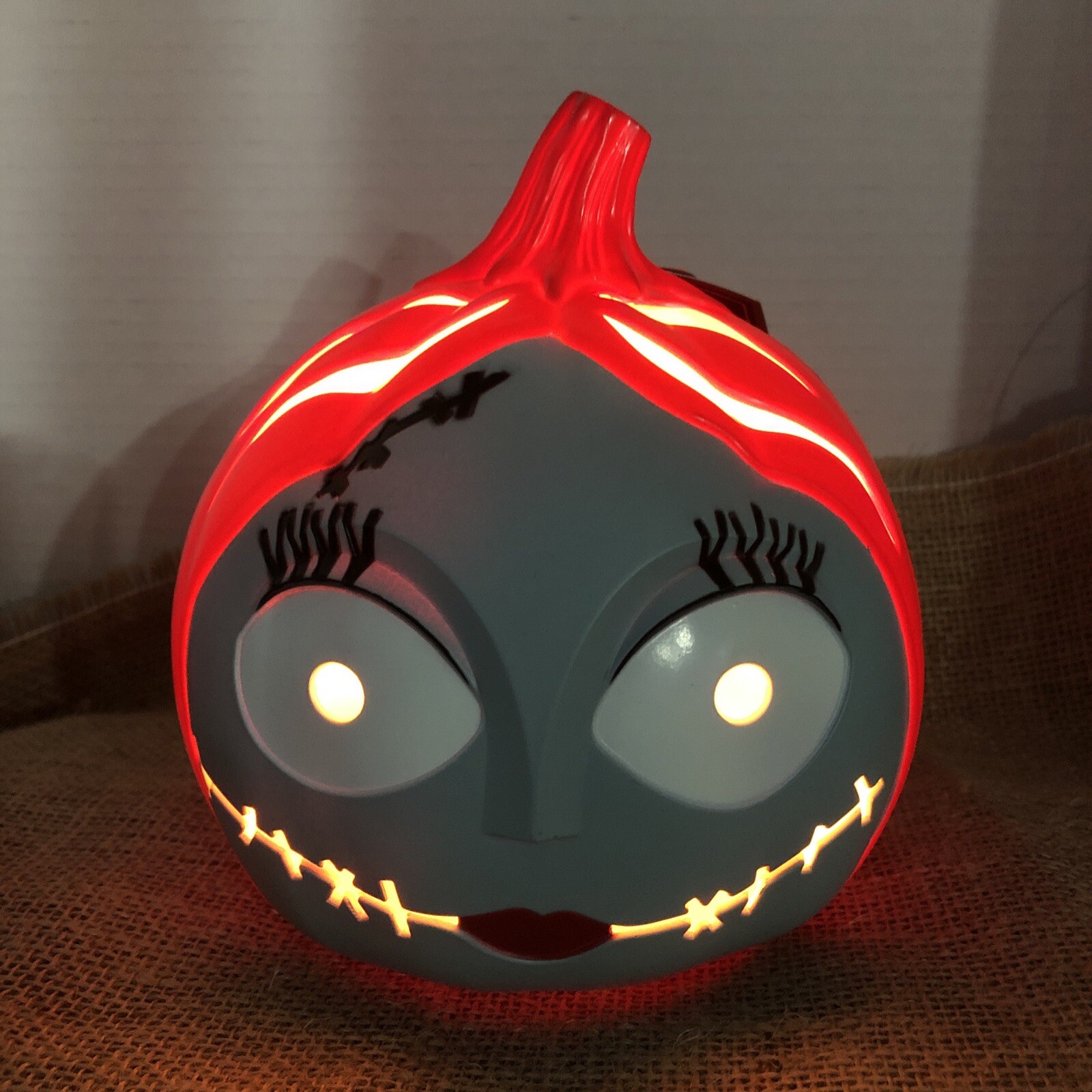 NEW Halloween Disney Sally Red Jackolantern Light Up Nightmare Before Christmas