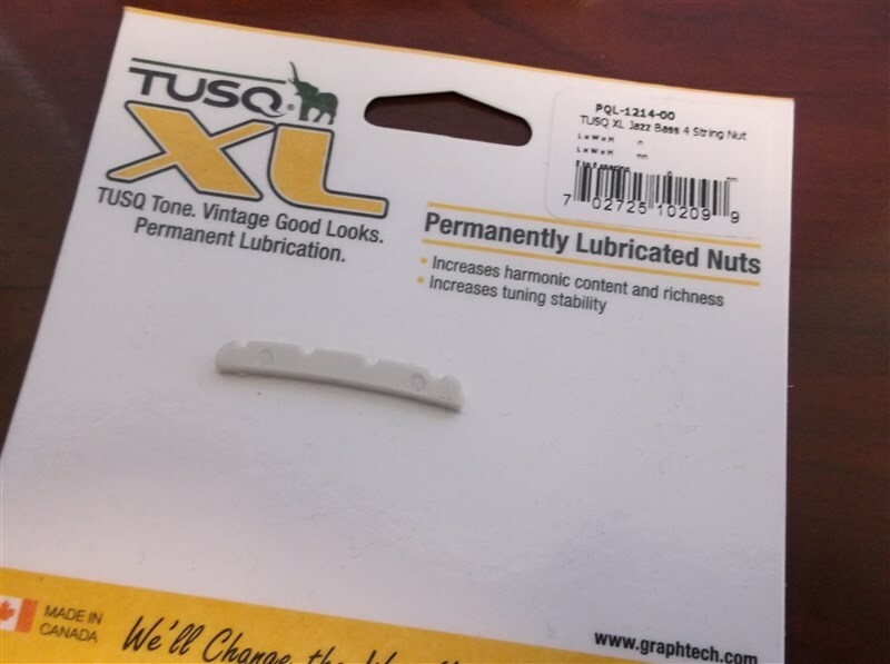 NEW - Graph Tech PQL-1214-00 Tusq XL Nut For Fender Jazz Bass