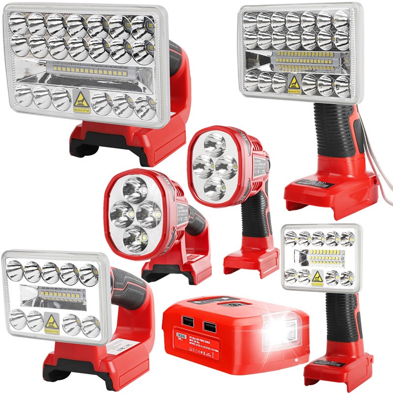 Wireless LED Work Light for Craftsman V20 Battery w/ USB Cordless Outdoor Light
