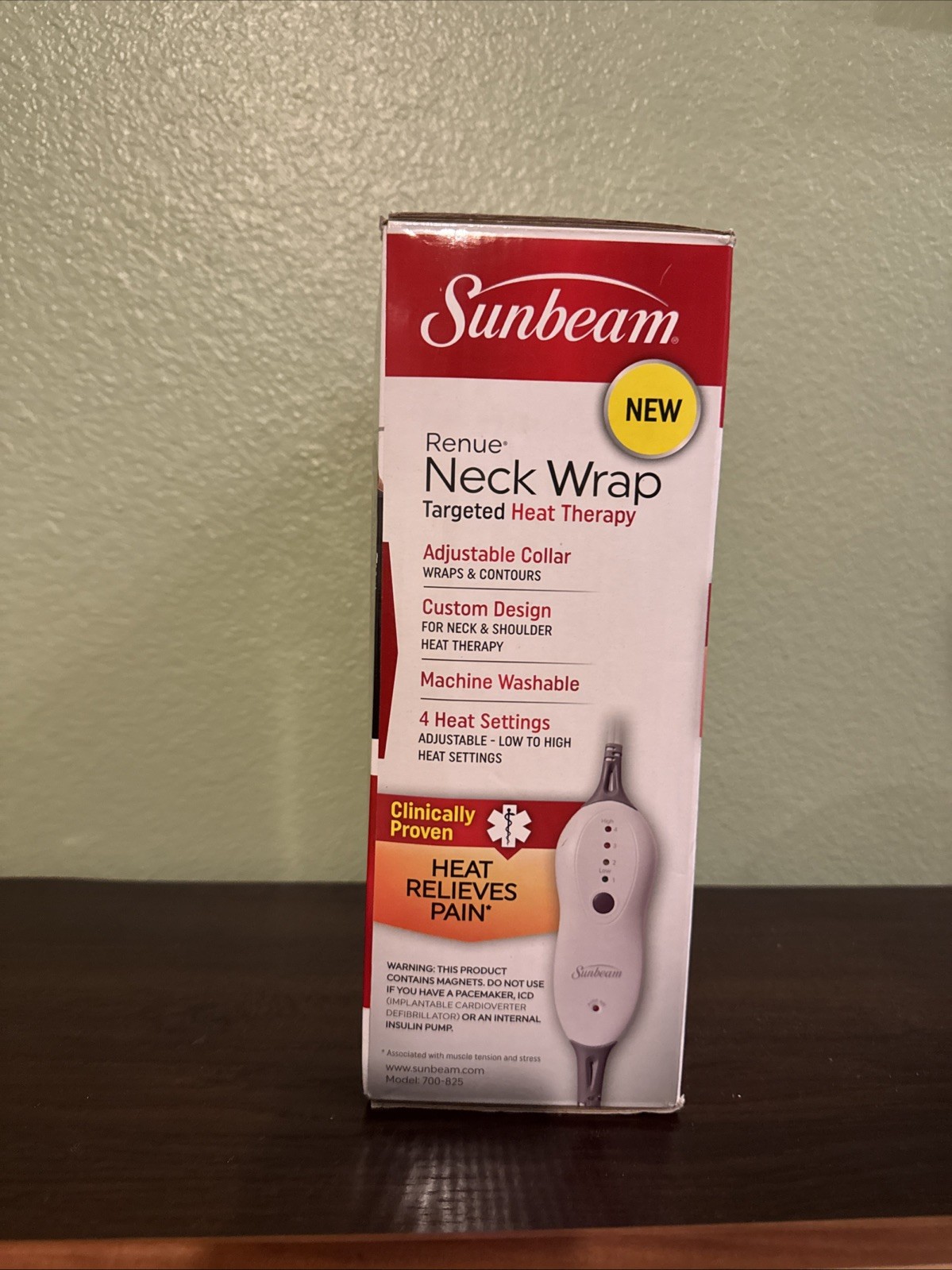 Sunbeam Renue Neck Wrap Targeted Heat Therapy