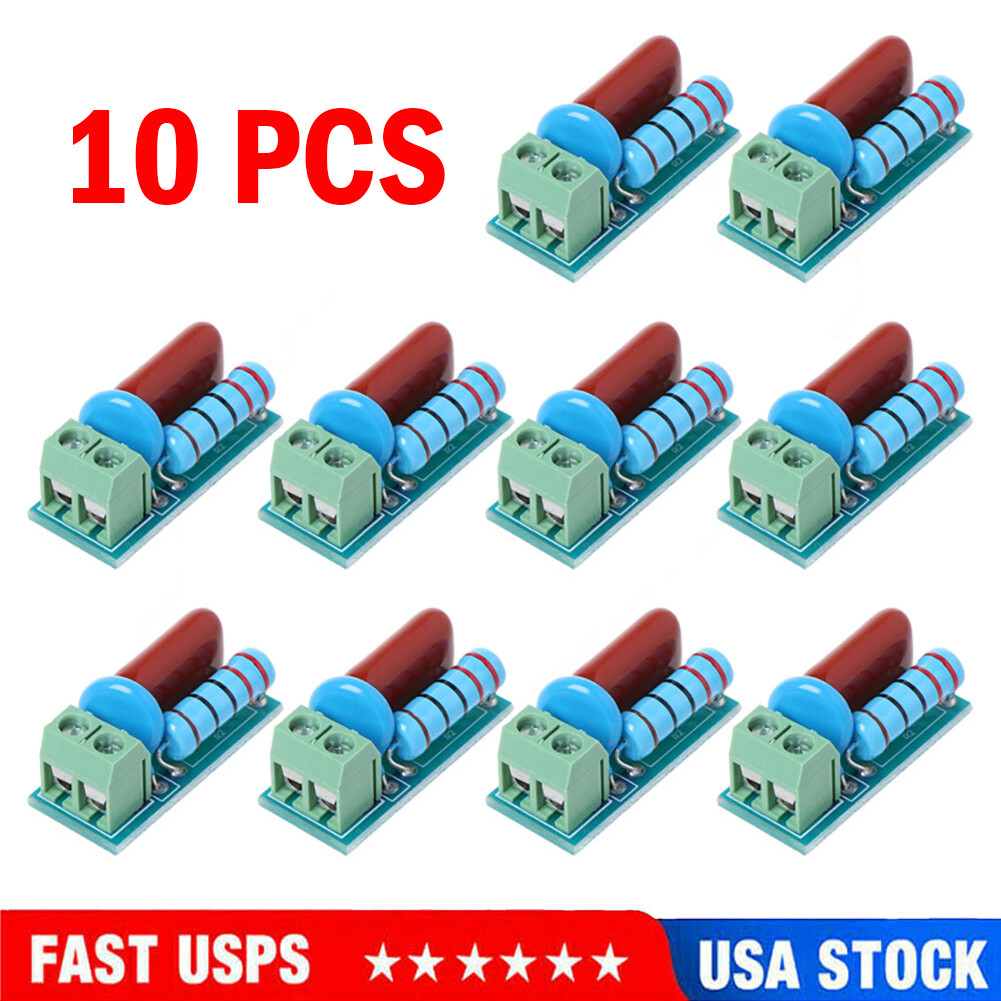 10PCS RC Absorption/Snubber Circuit Relay Contact Protection Resistance Surge US
