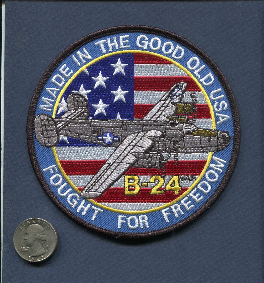 B-24 LIBERATOR USAF AAC WW2 USAAF Consolidated Bomber Squadron Aircraft Patch