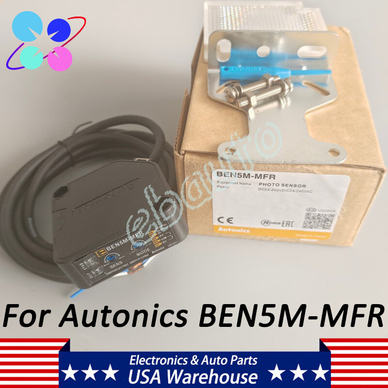 New In Box For Autonics BEN5M-MFR Retroreflective Photoelectric Switch Sensor