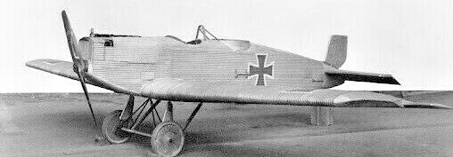 WW1 Junkers J-10 60" WS R/C Airplane Laser Cut Balsa Ply Short Kit W/ Plans
