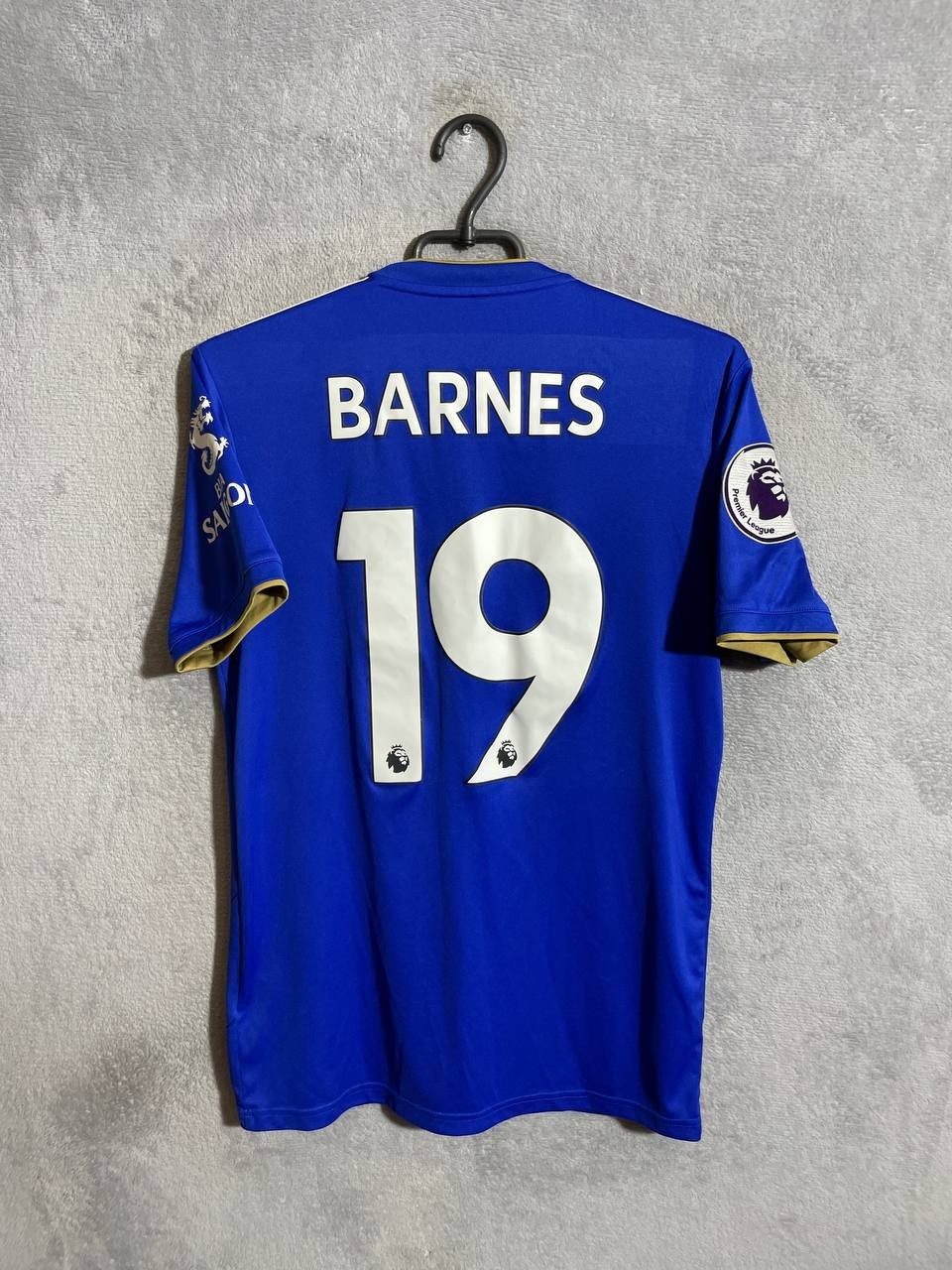 Barnes Leicester City Jersey Home football shirt 2018 - 2019 Adidas Men Size S