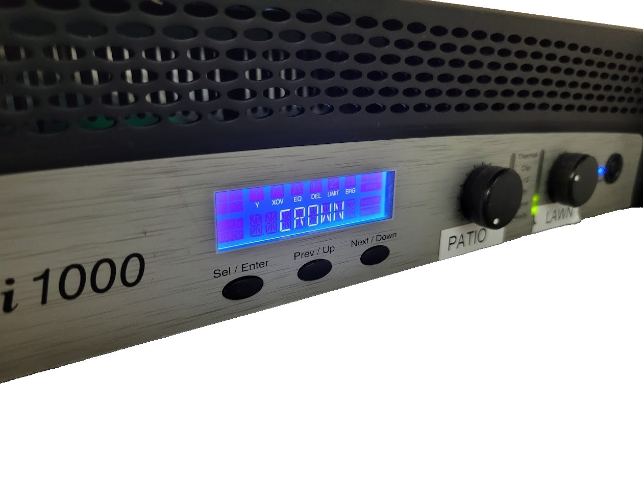 Crown CDi 1000 Stereo Channel Input/Output 1200W Power Amplifier