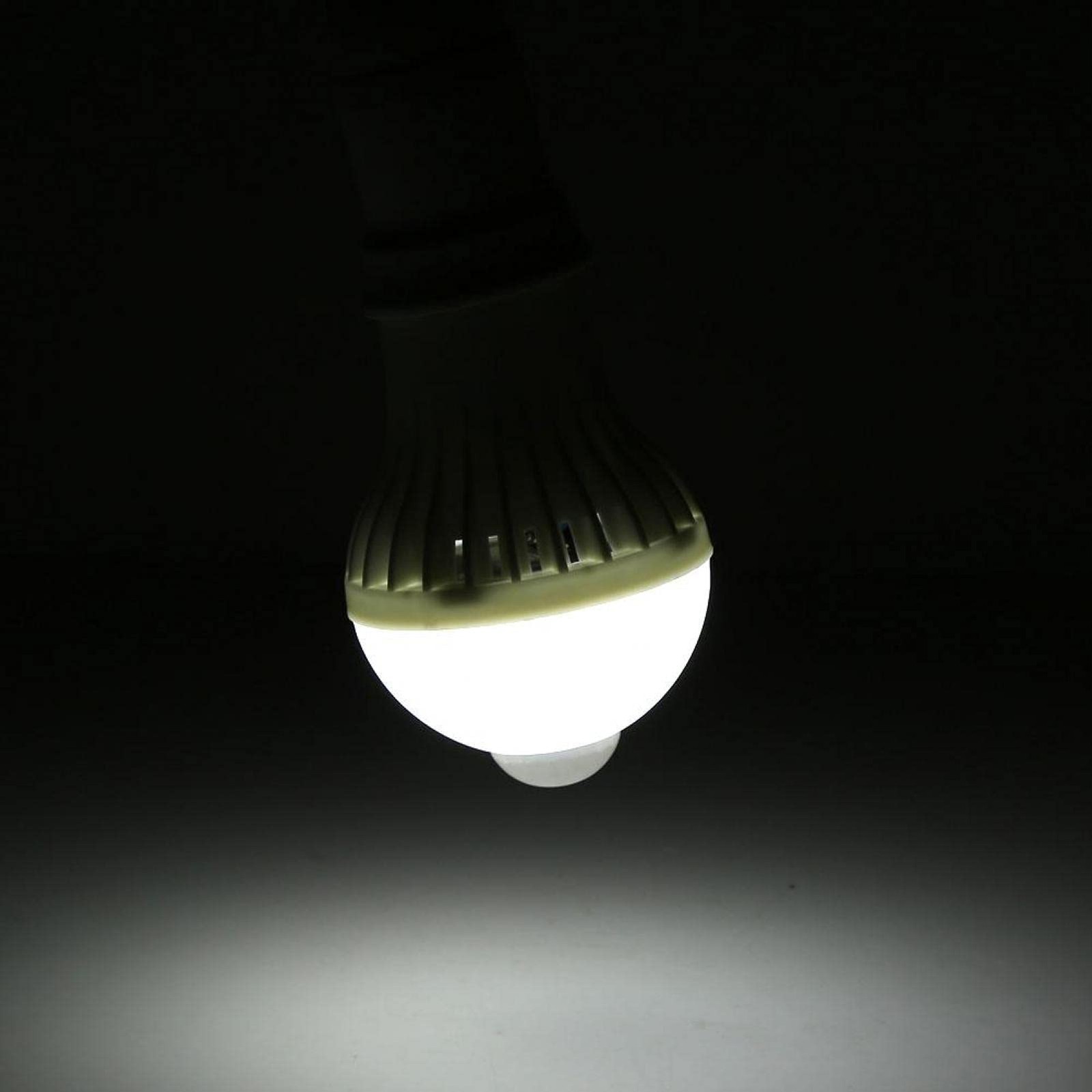 PIR Infrared Motion Sensor Light Bulb, Movement Activated E27 7w