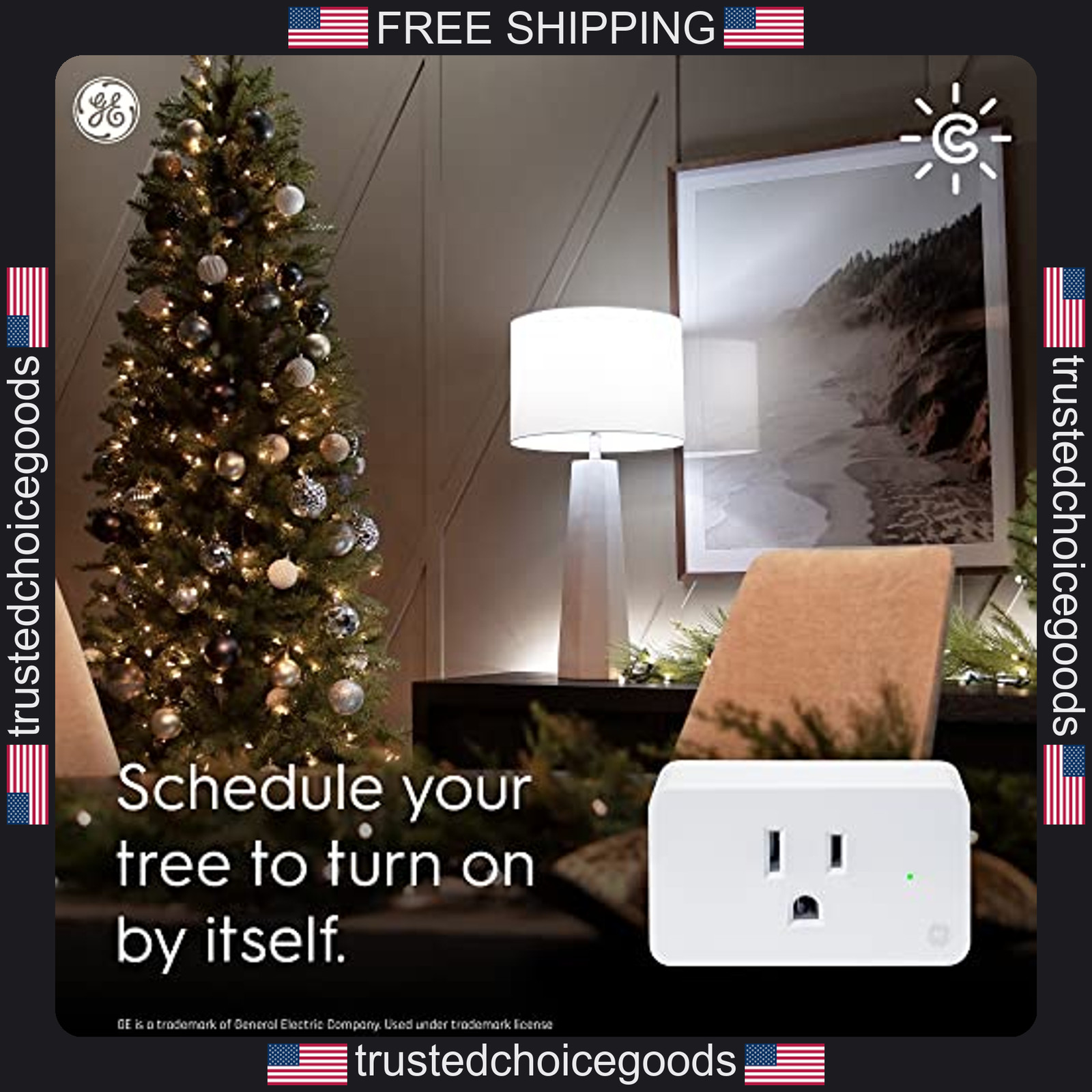 Smart WiFi Indoor Plug for Alexa Google Home Control