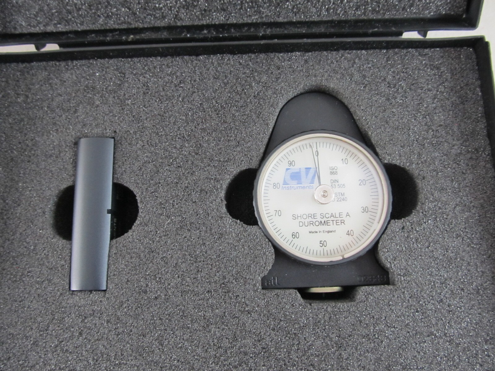 CV Instruments Shore Scale A Durometer Hardness Tester in Case