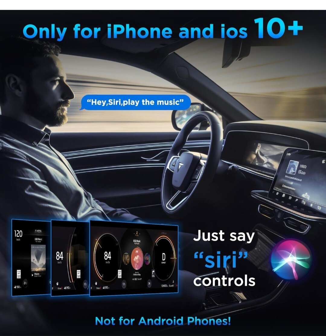Wireless Carplay Adapter, Converts Wired to carplay adapter for...