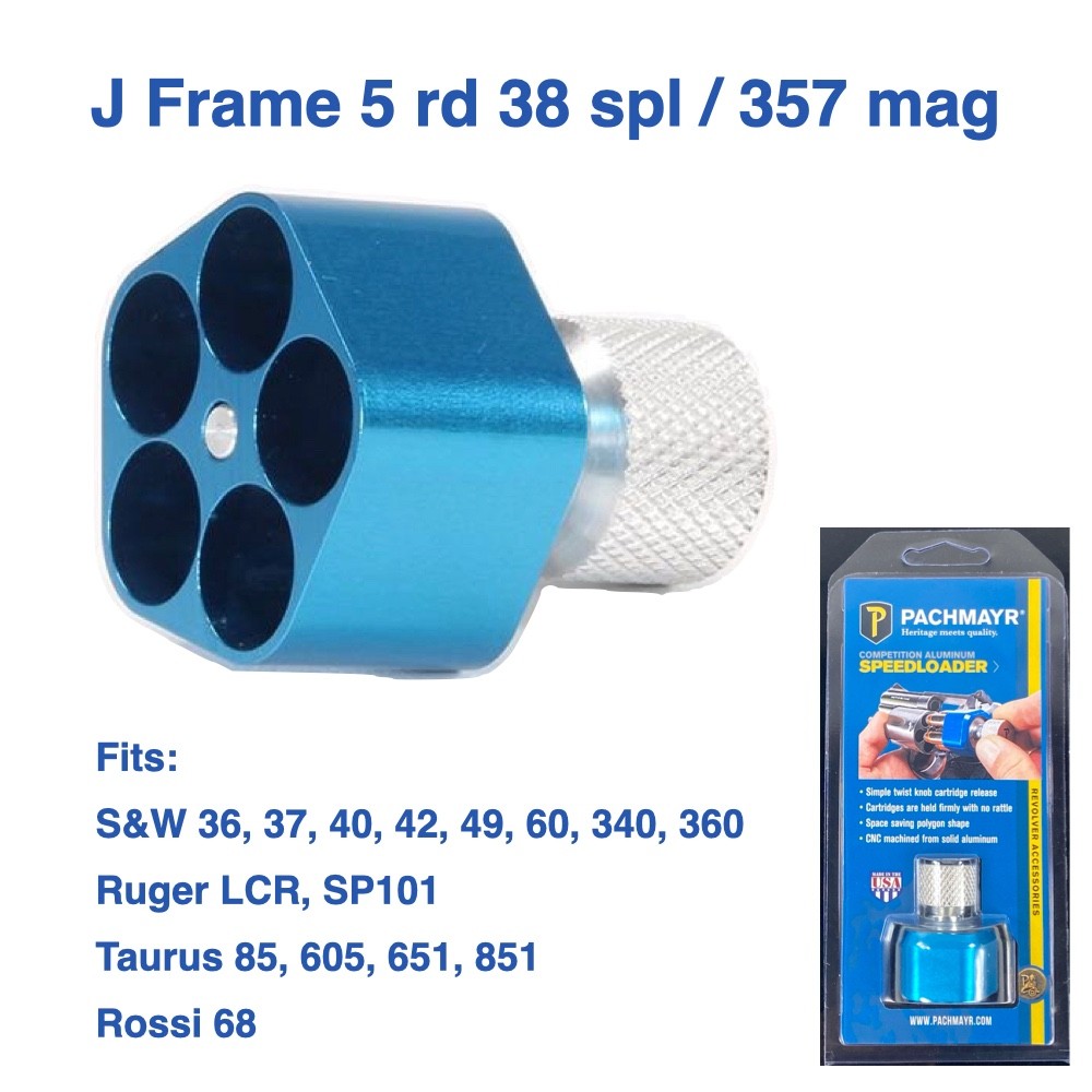 Pachmayr J Frame Competition Aluminum Speedloader 5 rd 38/357 - 02650