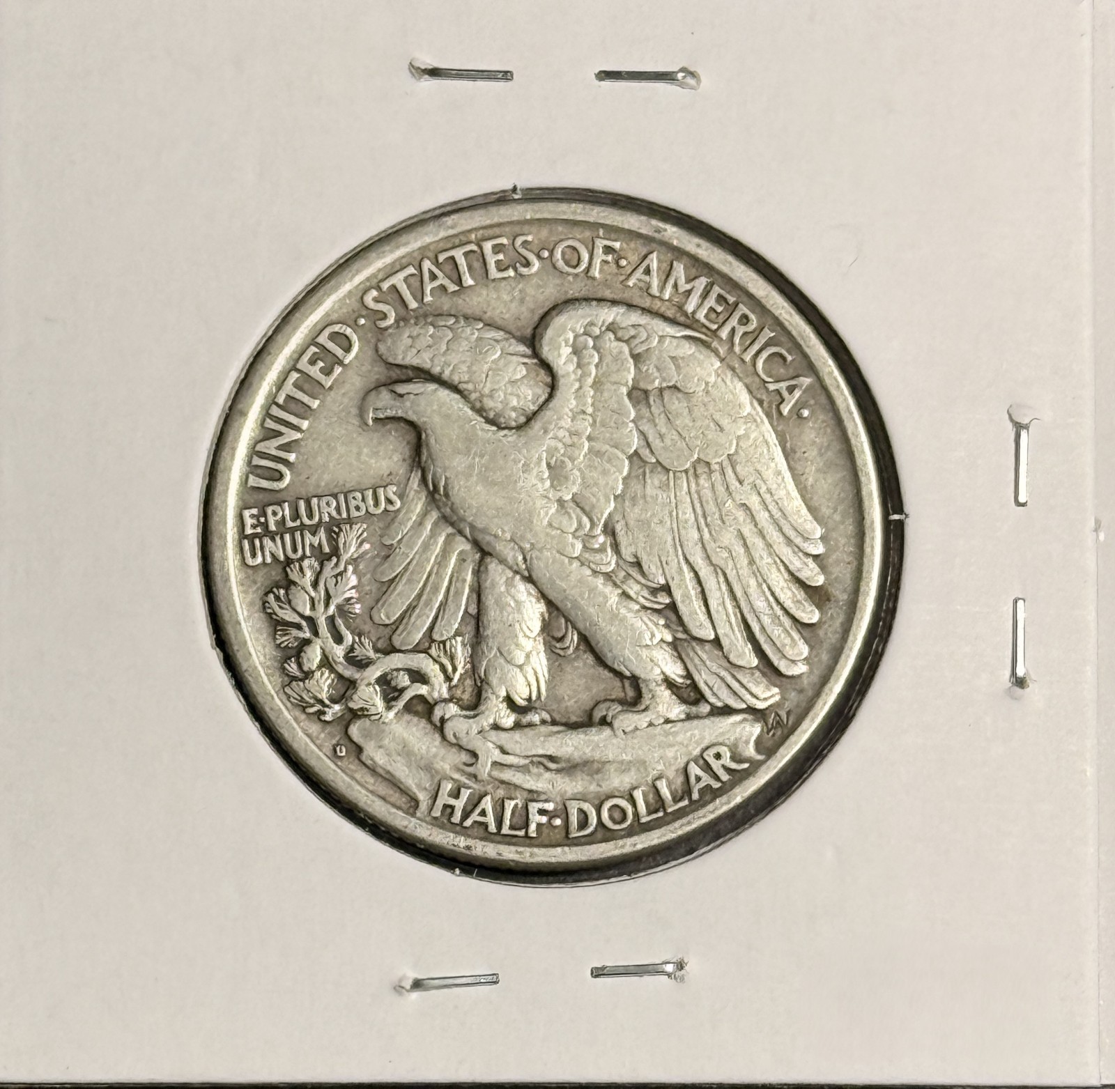 1918-D Walking Liberty Half Dollar, VF (18977)