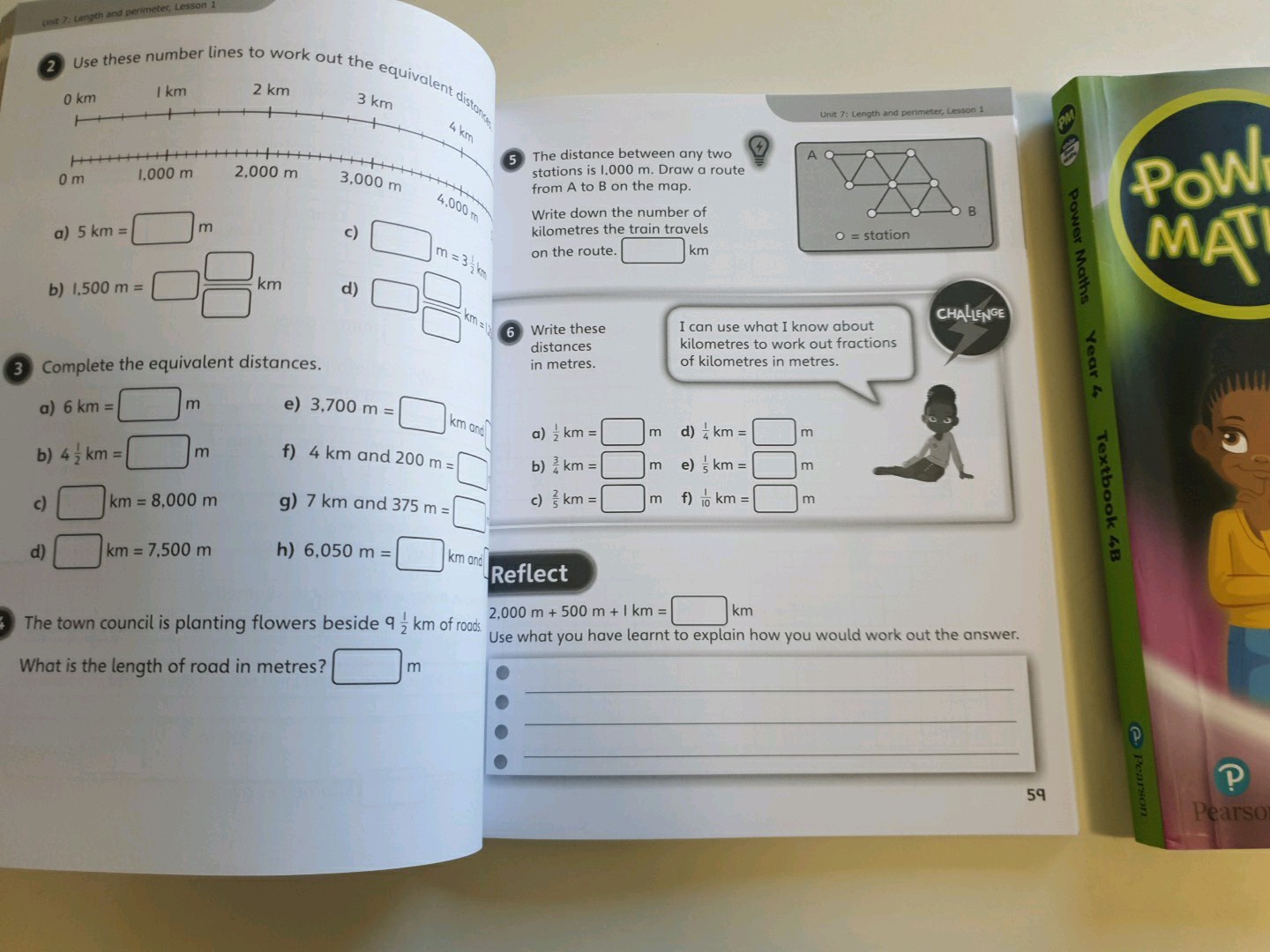 Power Maths Year 4 Practice Book & Text Book Bundle White Rose Maths Edition