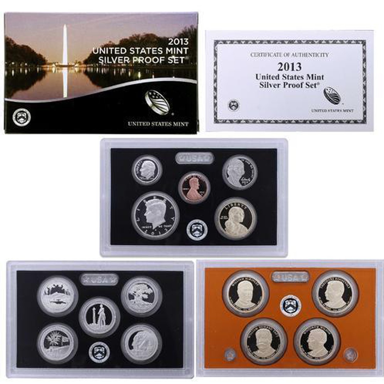 2013 US Mint Silver Proof set