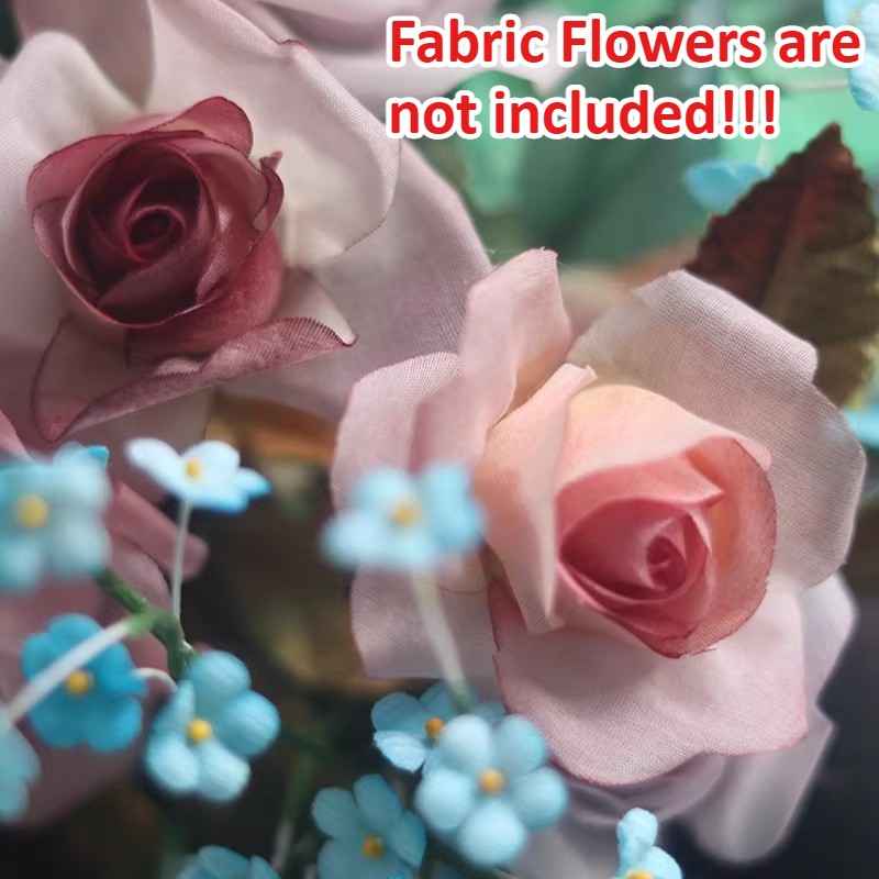 16-Head Cloth Fabric Flower Making Set Soldering Ironing Machine Temp Adjustable