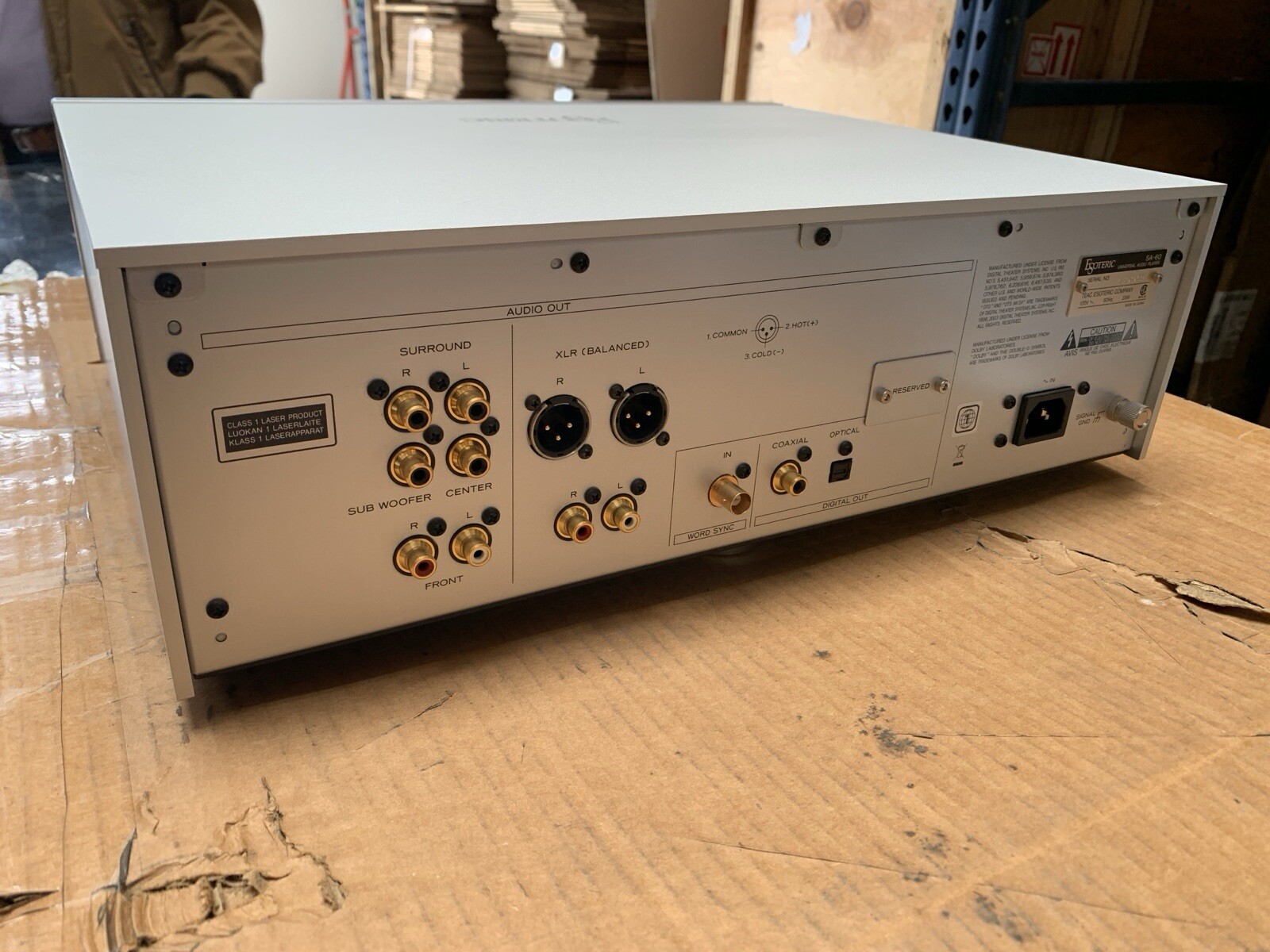 Esoteric SA-60 Universal SACD & CD Player Minty Open Box